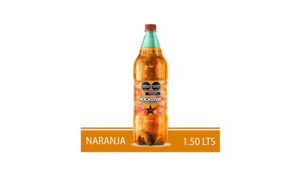 Rockstar naranja 1.5 lt energizante