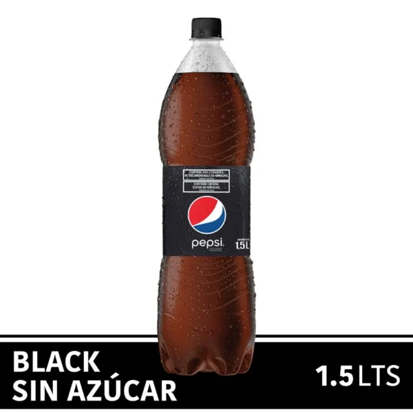 Gaseosa Pepsi Black Botella1,5Lt.