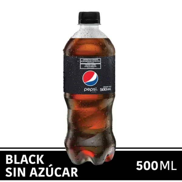 Gaseosa Pepsi Black Botella 500 Ml